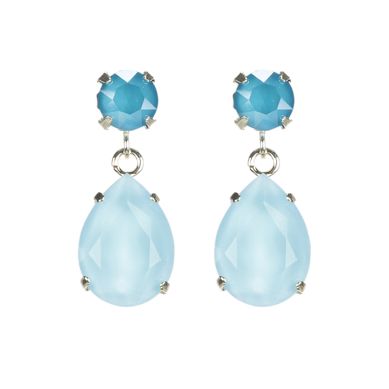 Facetted Droplet Earrings