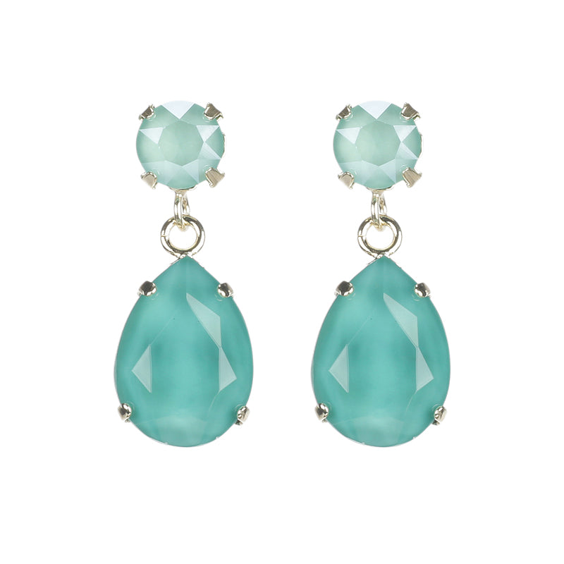 Facetted Droplet Earrings