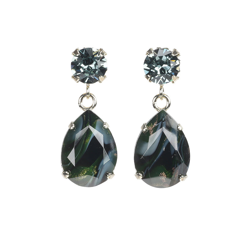 Facetted Droplet Earrings