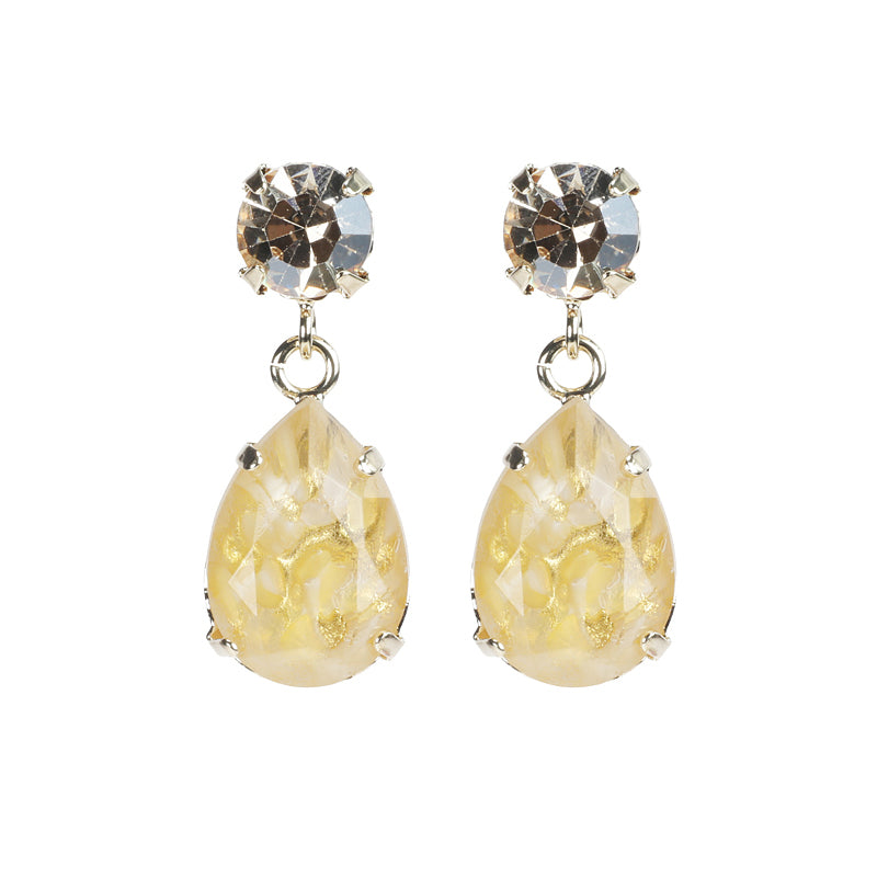 Facetted Droplet Earrings