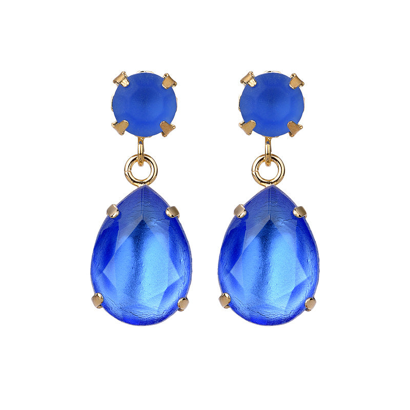 Facetted Droplet Earrings