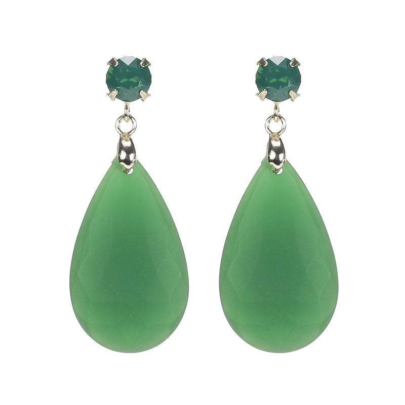 Facetted Drop Earrings