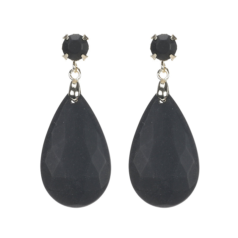 Facetted Drop Earrings