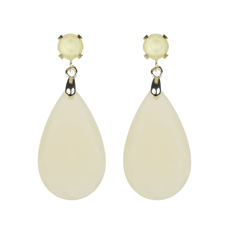 Facetted Drop Earrings