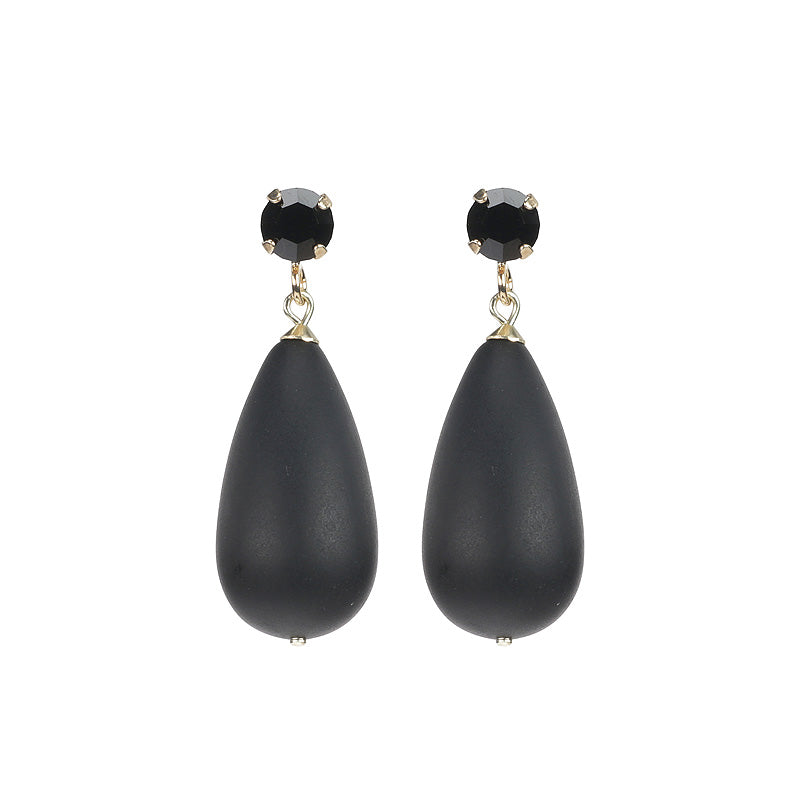 Satin Teardrop Earrings