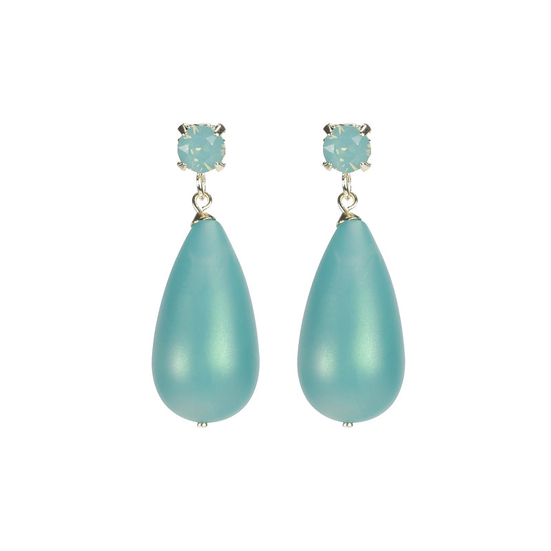 Satin Teardrop Earrings