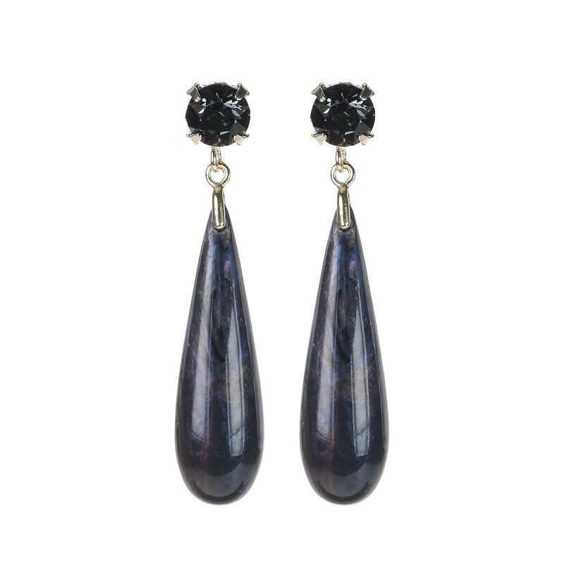 Slender Drop Earrings
