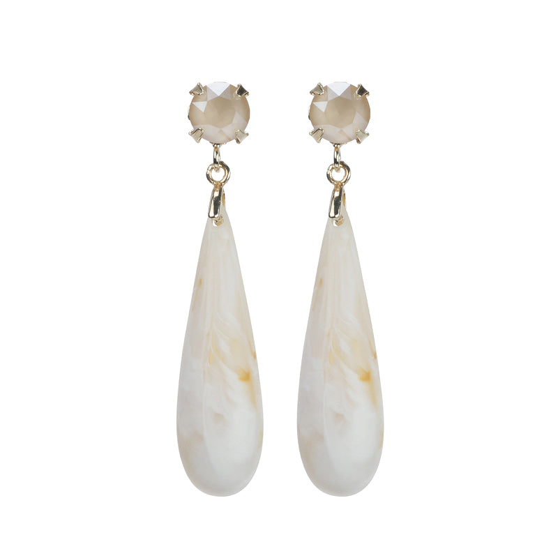Slender Drop Earrings