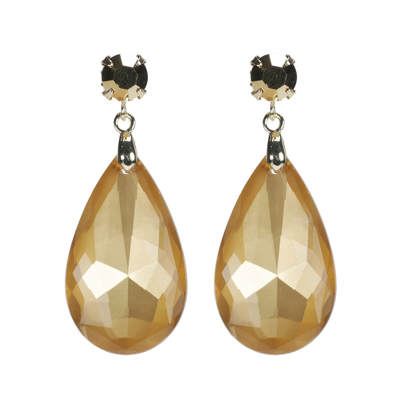 Golden Facetted Drops