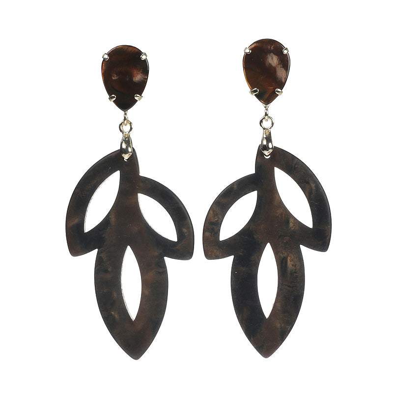 Leaf Drop Earrings
