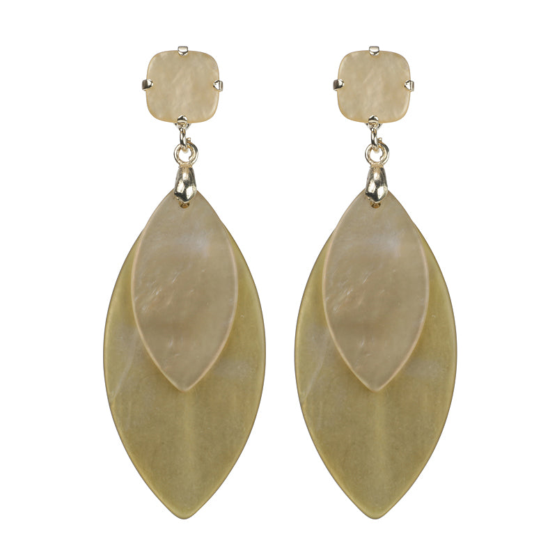 Double Leaf Earrings