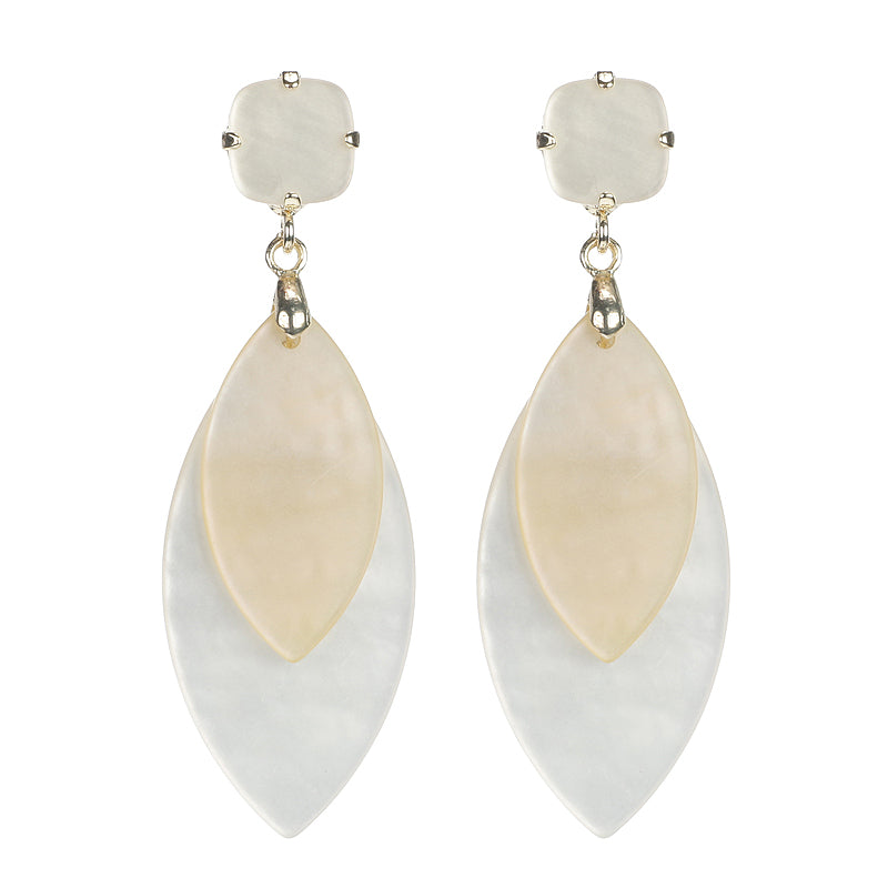 Double Leaf Earrings