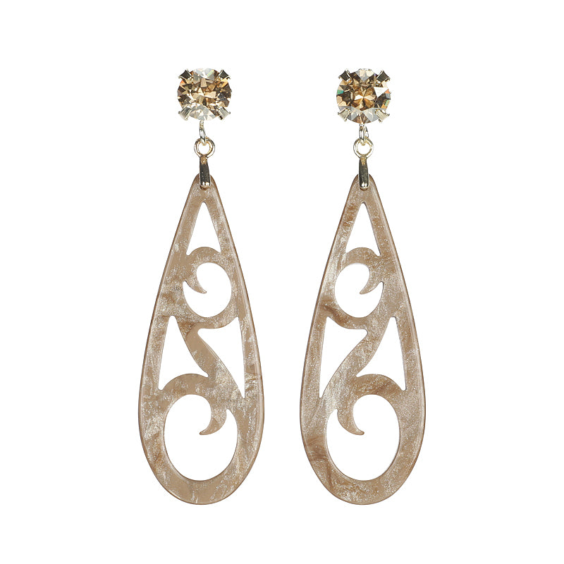 Filigree Teardrop Earrings