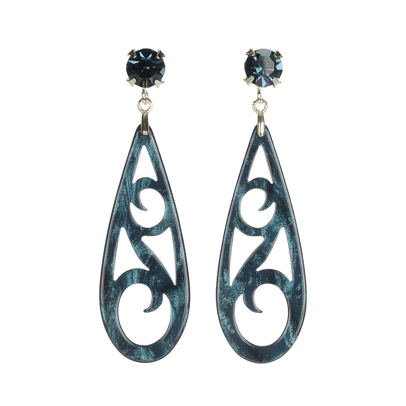 Filigree Teardrop Earrings