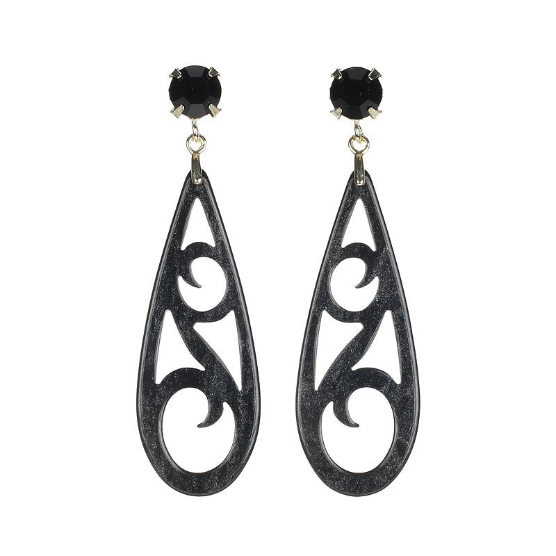 Filigree Teardrop Earrings