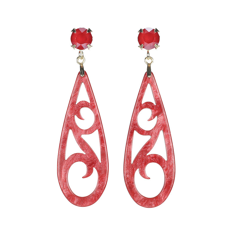 Filigree Teardrop Earrings