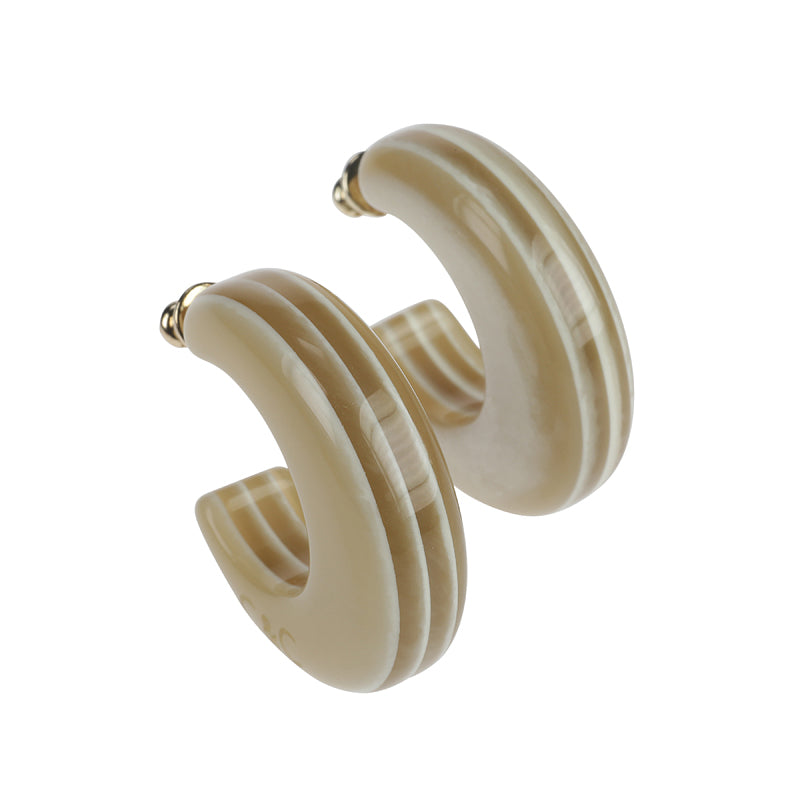 Marbled Chunky Hoops