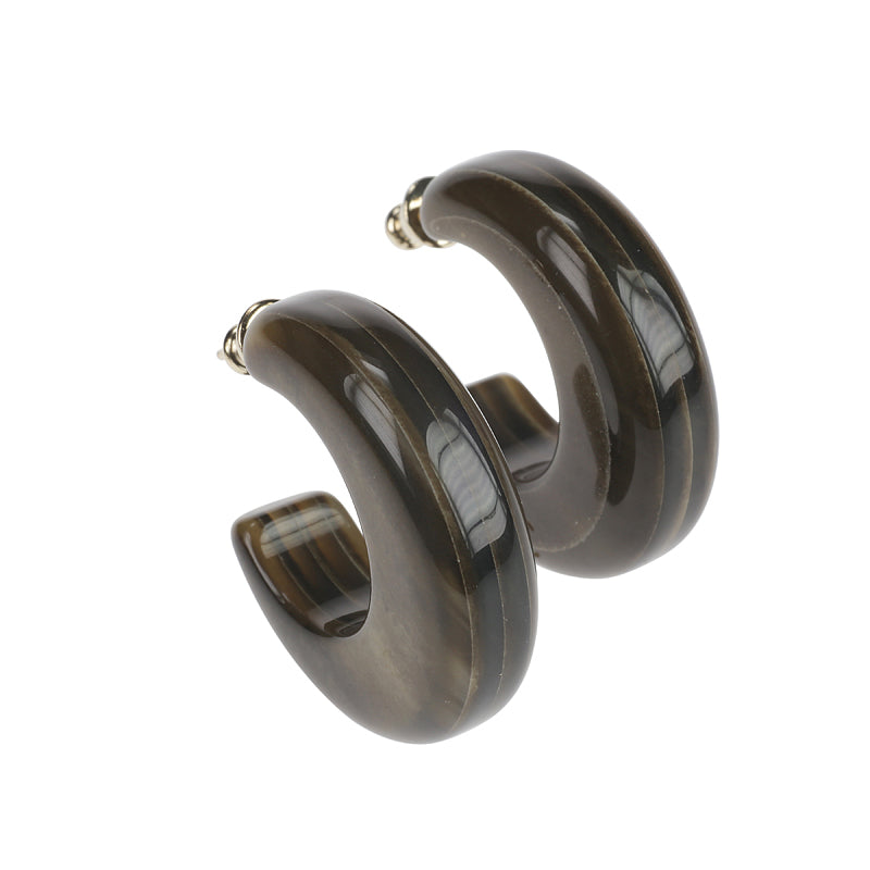 Marbled Chunky Hoops