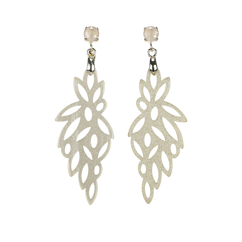 Filigree Leaf Earrings
