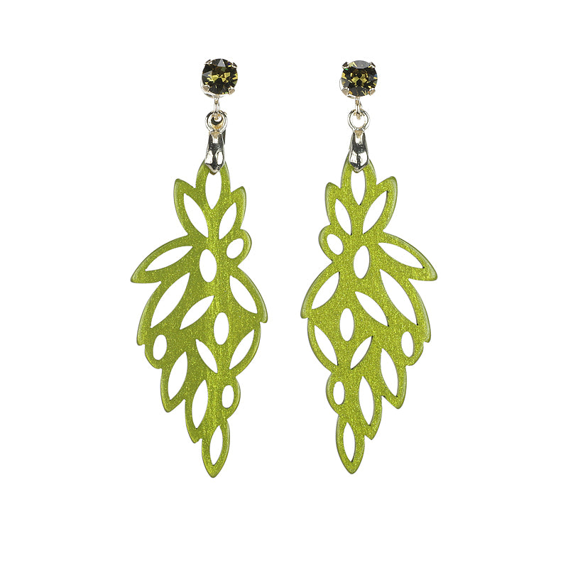Filigree Leaf Earrings