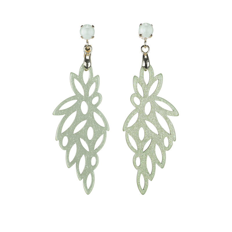 Filigree Leaf Earrings