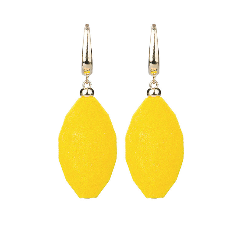 Funky Facetted Velvet Earrings