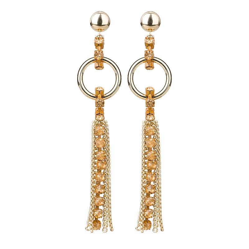 Double Dynasty Crystals Earrings