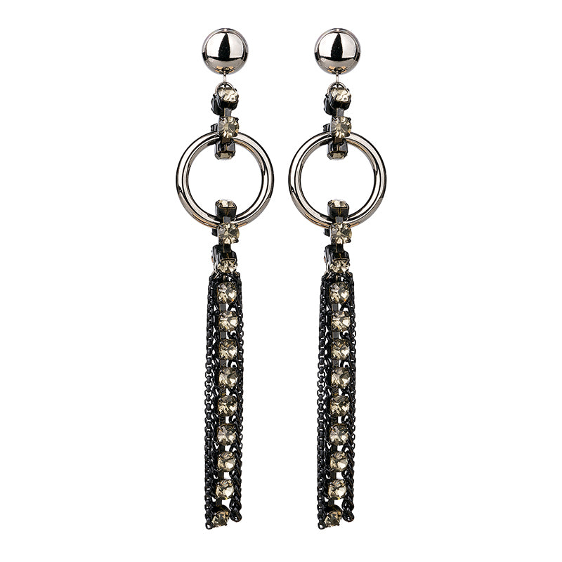 Double Dynasty Crystals Earrings