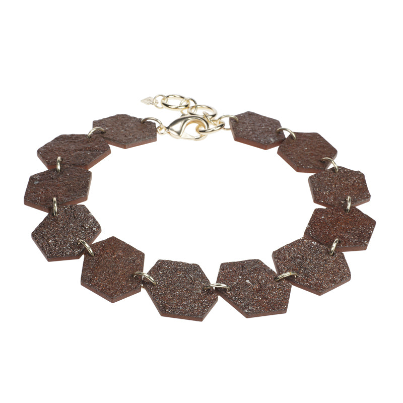 Hexagon Statement Necklace