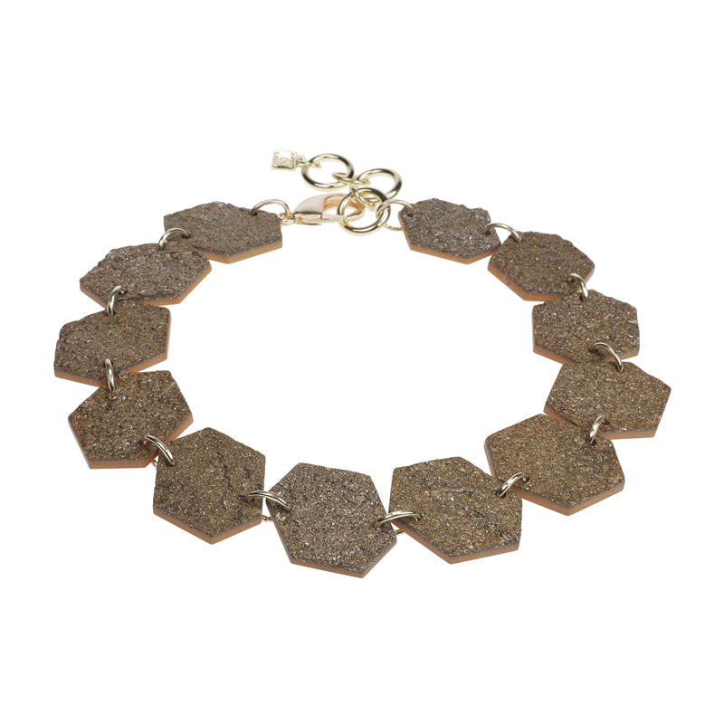 Hexagon Statement Necklace
