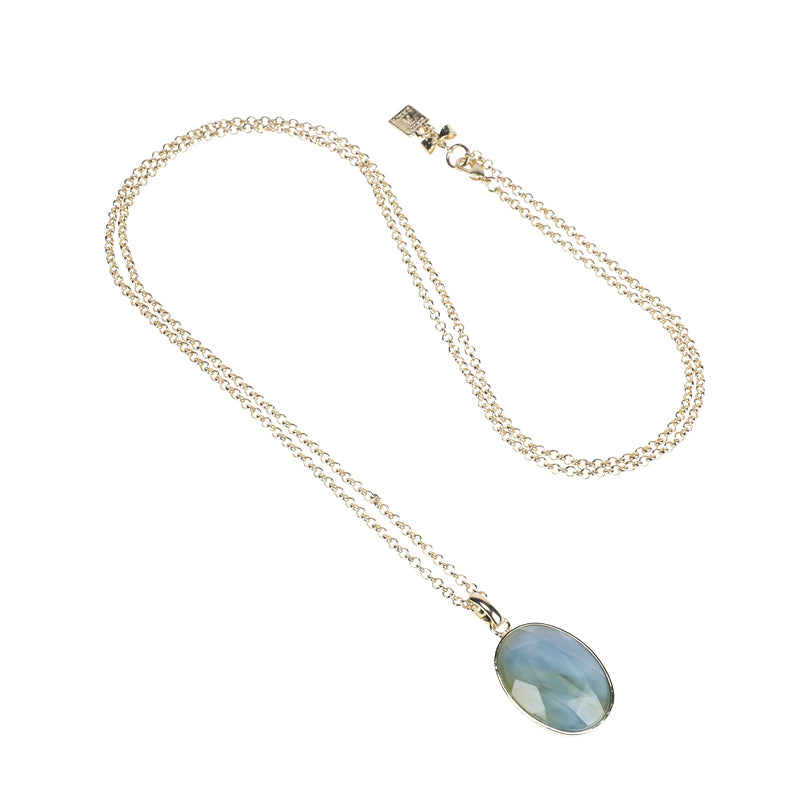 Oval Cabochon Necklace
