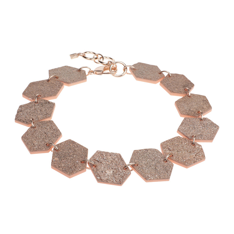 Hexagon Statement Necklace