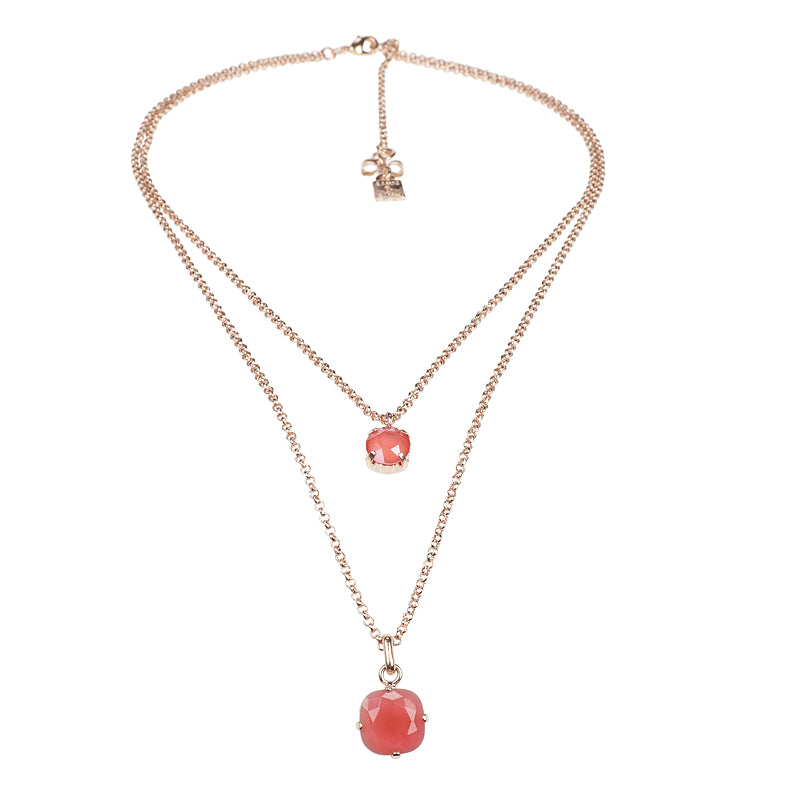 Layered Stone Necklace