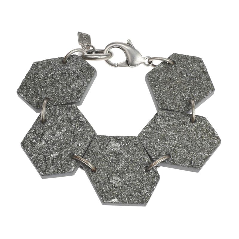 Hexagon Plate Bracelet
