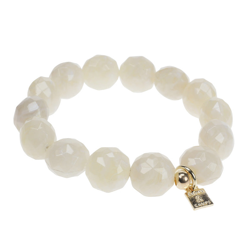 Facetted Marble Bracelet