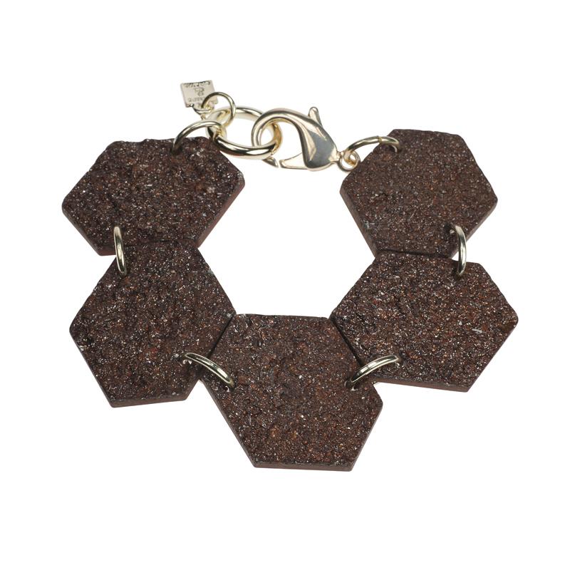 Hexagon Plate Bracelet