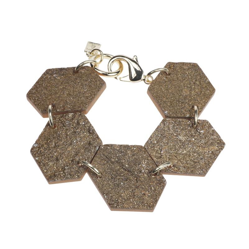 Hexagon Plate Bracelet