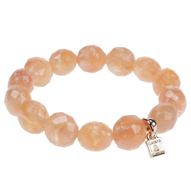 Facetted Marble Bracelet