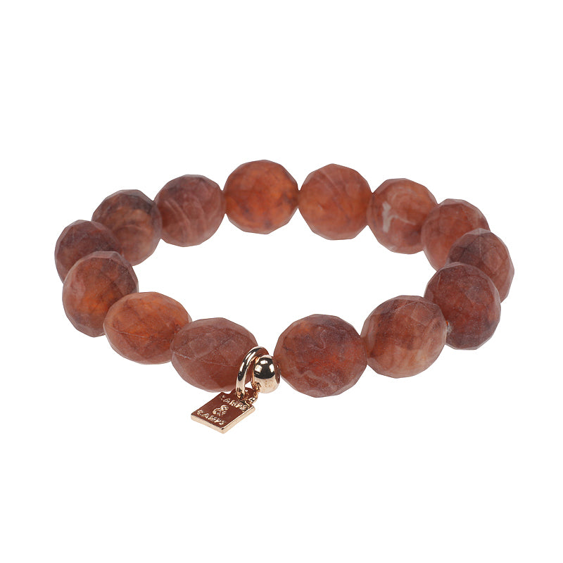 Misty Facetted Marble Bracelet