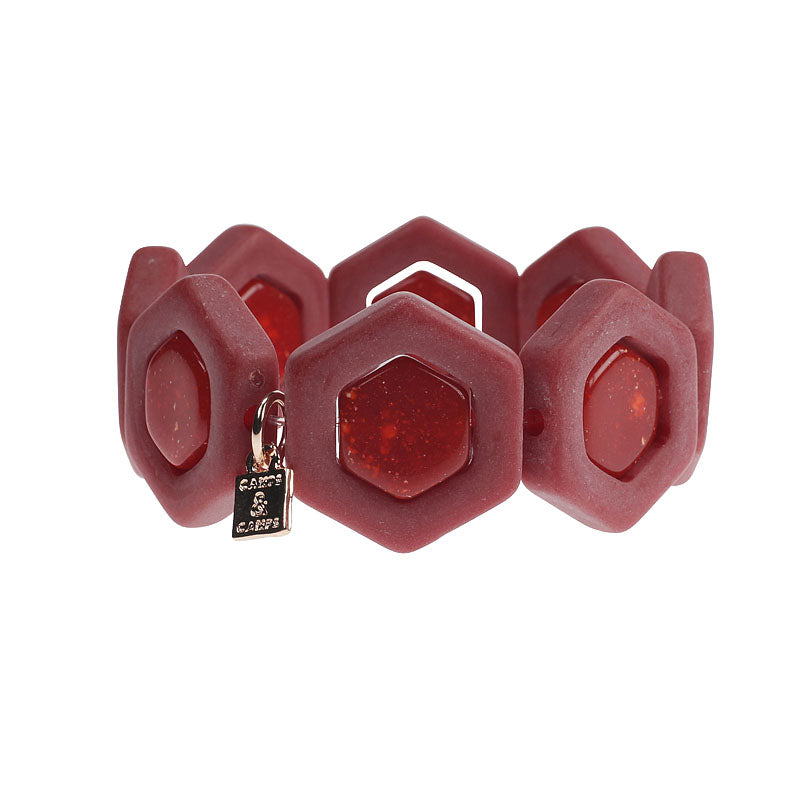 Framed Hexagon Bracelet