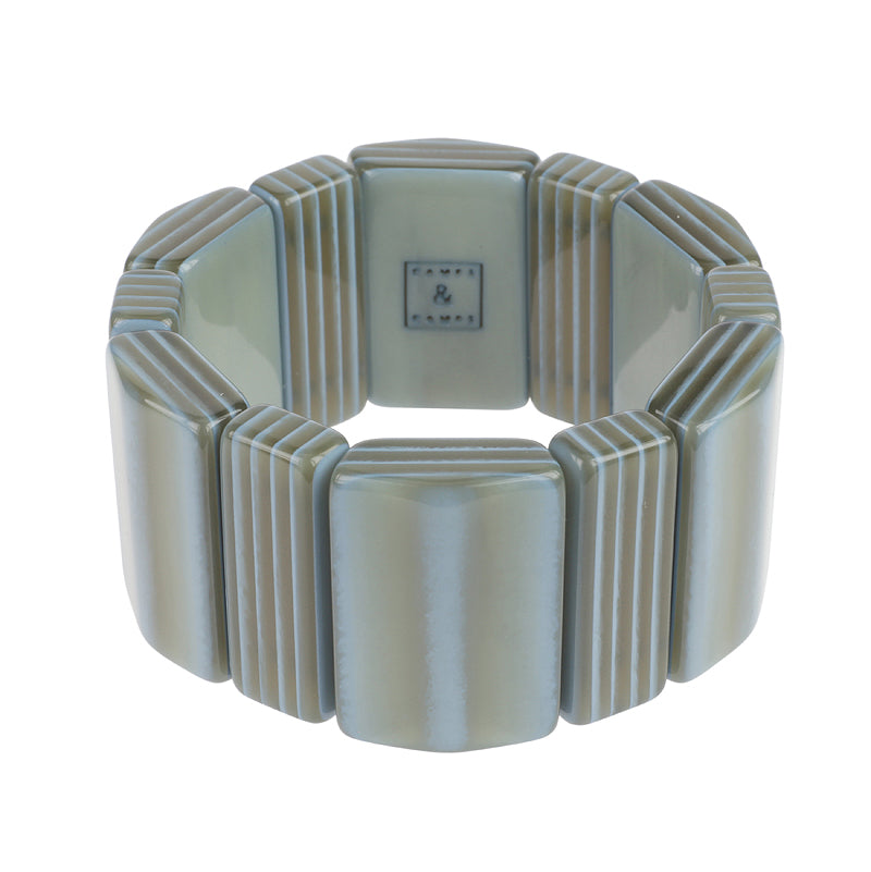 Ribbed Plate Bracelet