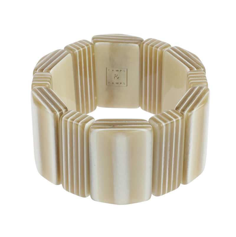 Ribbed Plate Bracelet