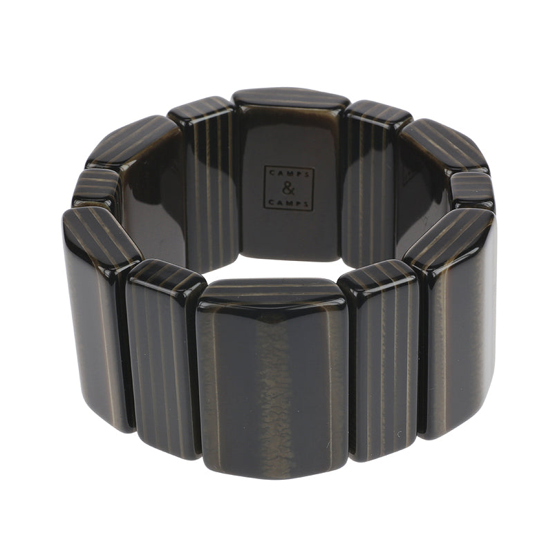 Ribbed Plate Bracelet