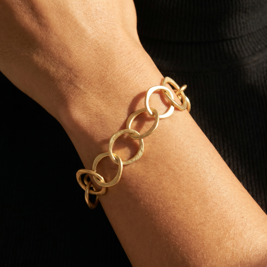 Plain Classic Hoops Bracelet