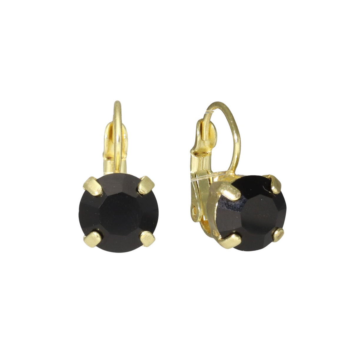 Swarovski Ronde Dormeuses Goud