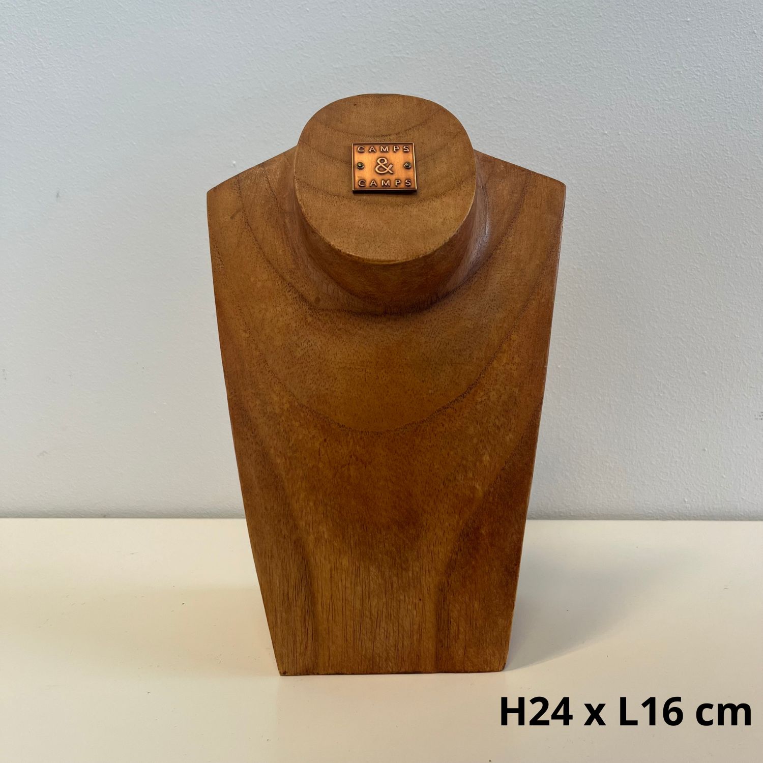 Kleine hals hout 24cm